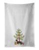 NEW Havapoo #1 Christmas Tree Kitchen Towel Set of 2 White Dish Towels Decorative Bathroom Hand towel for Hand, Face, Hair, Yoga, Tea, Dishcloth