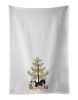 NEW Zuchon #2 Christmas Tree Kitchen Towel Set of 2 White Dish Towels Decorative Bathroom Hand towel for Hand, Face, Hair, Yoga, Tea, Dishcloth