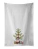 NEW Bernedoodle #2 Christmas Tree Kitchen Towel Set of 2 White Dish Towels Decorative Bathroom Hand towel for Hand, Face, Hair, Yoga, Tea, Dishcloth