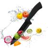 Hecef 3PCS Ceramic Chef Knife Set, Extra Sharp Chef Utility Paring Knives for Meat Fruits Vegetables