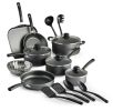 Tramontina Primaware 18 Piece Non-stick Cookware Set, Steel Gray