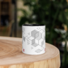 Geometric Brew Ceramic Coffee Mug Design By HadiArts